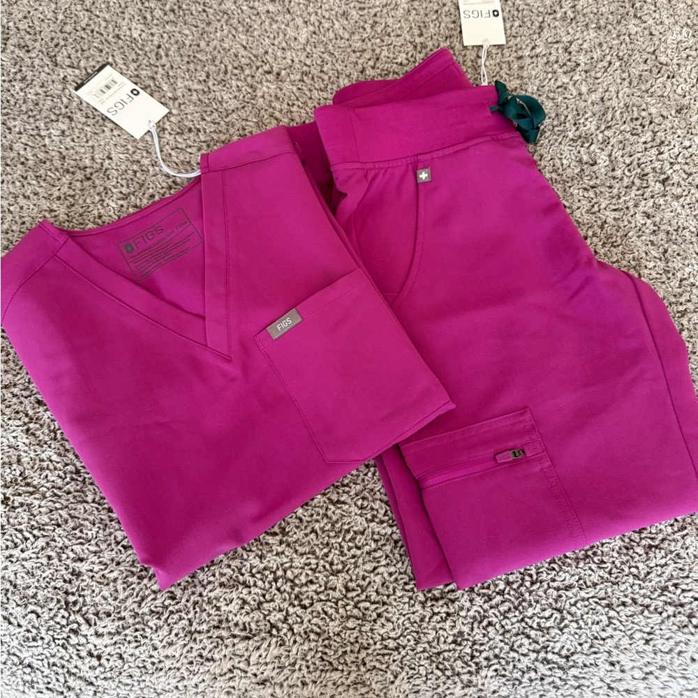 Figs set Bright Fuschia XXS/XXSP